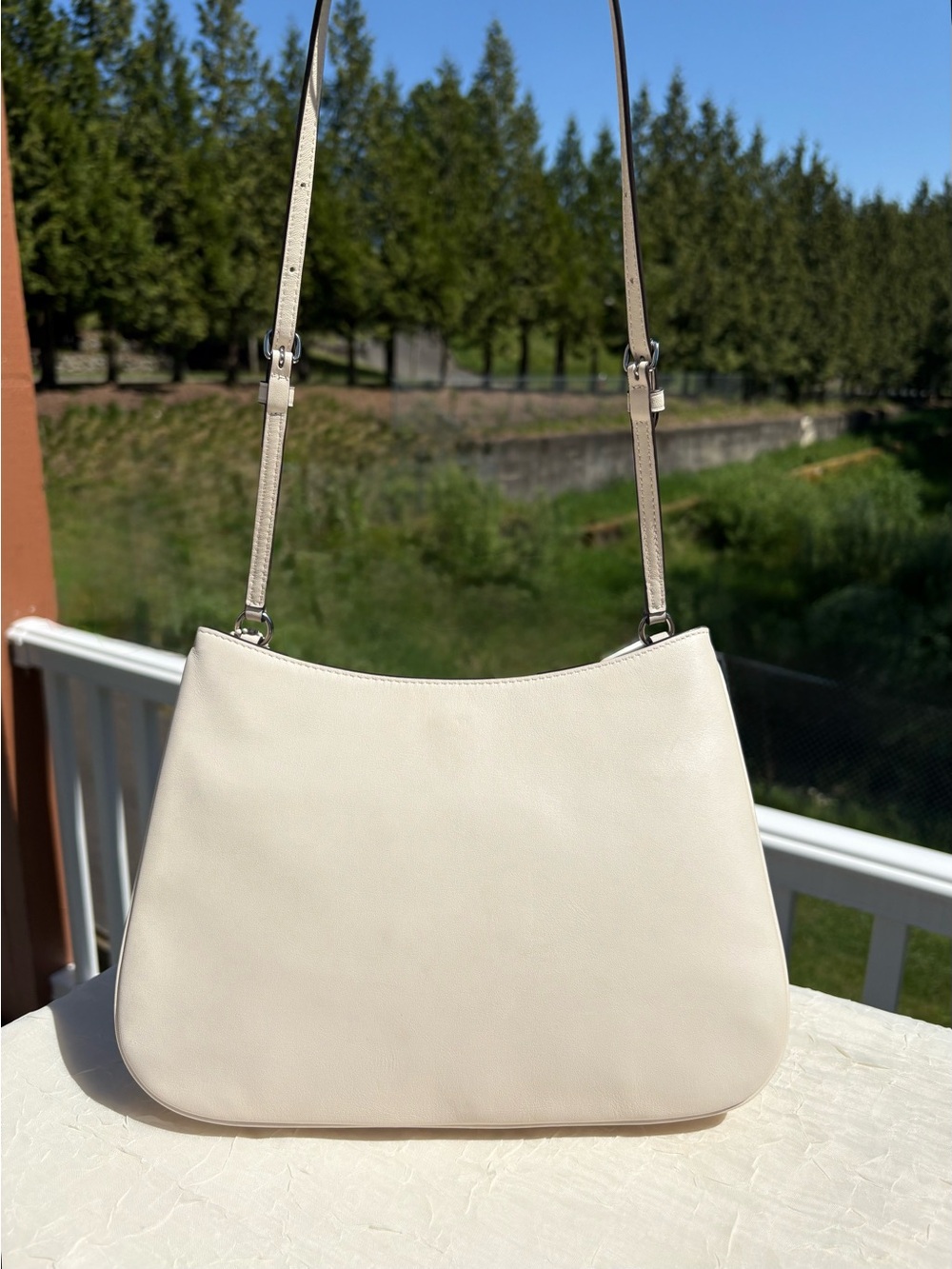 COACH Penelope Shoulder Bag In Chalk White CP101 - Picture 5 of 13